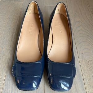 TALBOTS BRYN4 Blue Patent Heels